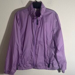L.L. Bean Women's Ultralight WindBREAKER Jacket with hood full zip Sz XL outdoor